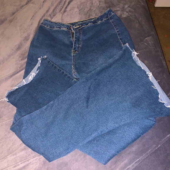 bell bottom womens Coeur de Vague jeans - Picture 1 of 2